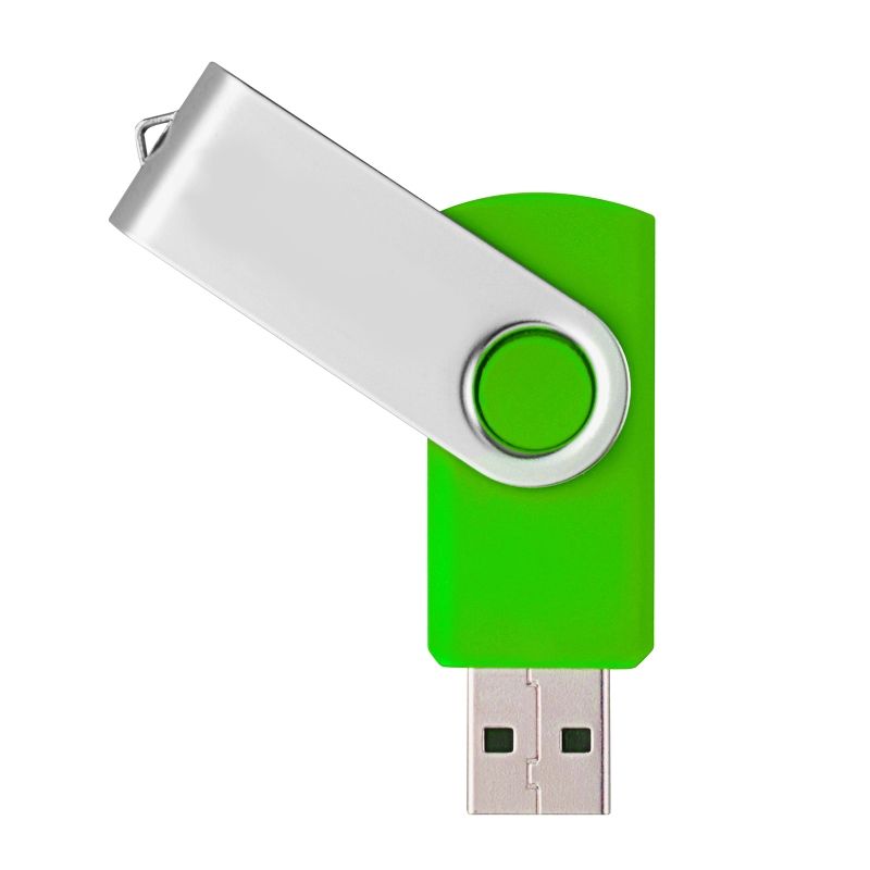 10PCS 1GB-32GB Folding USB 2.0 Flash Drive Rotating Memory Stick Pen Drive Gray
