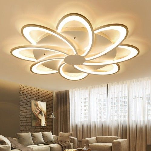 Grosshandel Neue Moderne Kunst Acryl Led Deckenleuchten Wohnzimmer