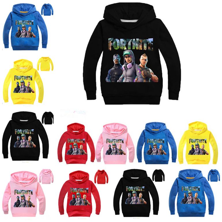 2019 fortnite kids hoodies sweatshirts kids cotton pullover long sleeved t shirt sweatshirts coat hoodies lc948 from makeup11 7 02 dhgate com - kinder hoodie fortnite