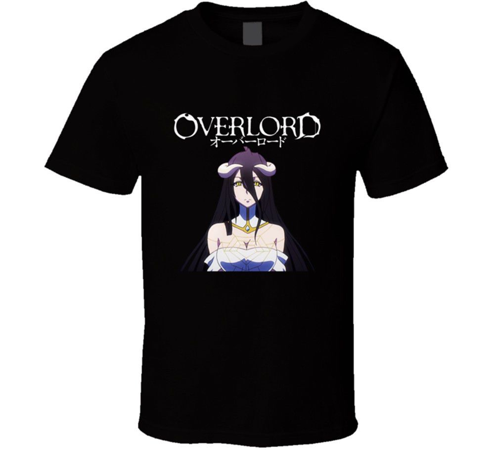 Overlord Manga Anime Albedo T Shirt Mens Tee Size S 3XL Gift New