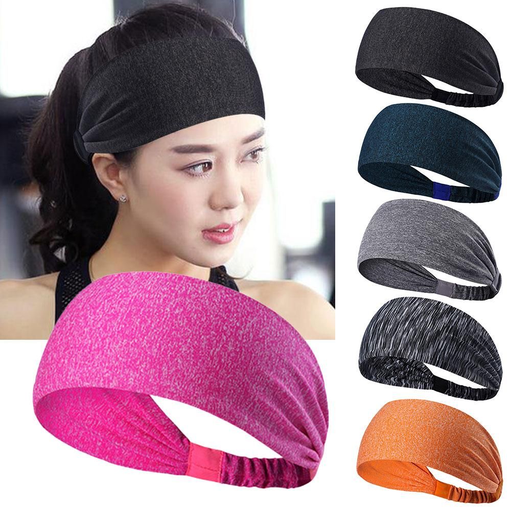 2019 relefree women stretchy sweatbands headbands tenis sports multi
