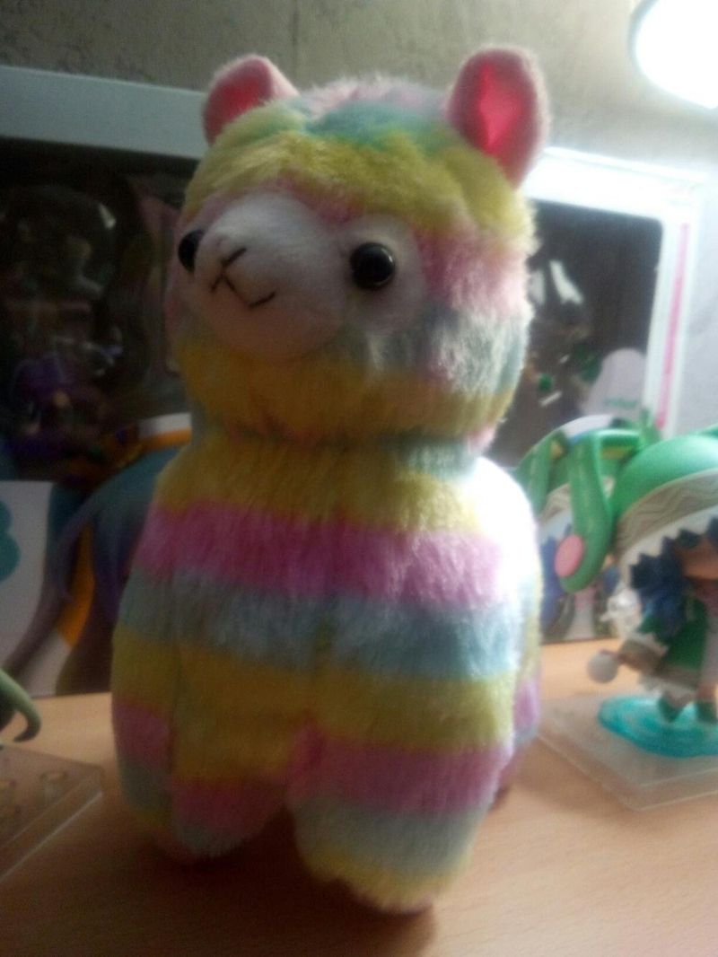 17CM Alpaca Vicugna Pacos Plush Toy Kids Japanese Soft Plush Stuffe TOY GiftsEC 