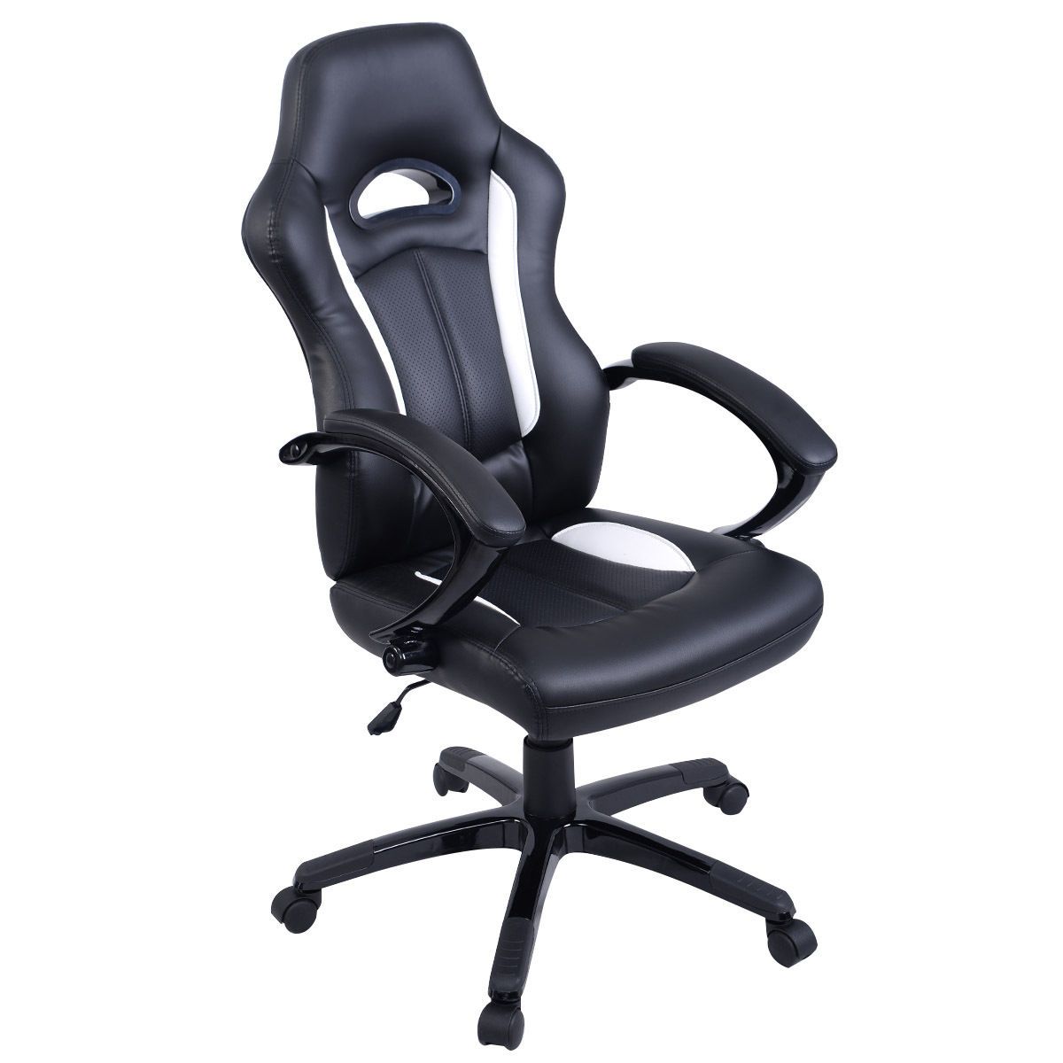 Goplus High Back Race Car Style Bucket Seat Office Desk Chair Gaming New