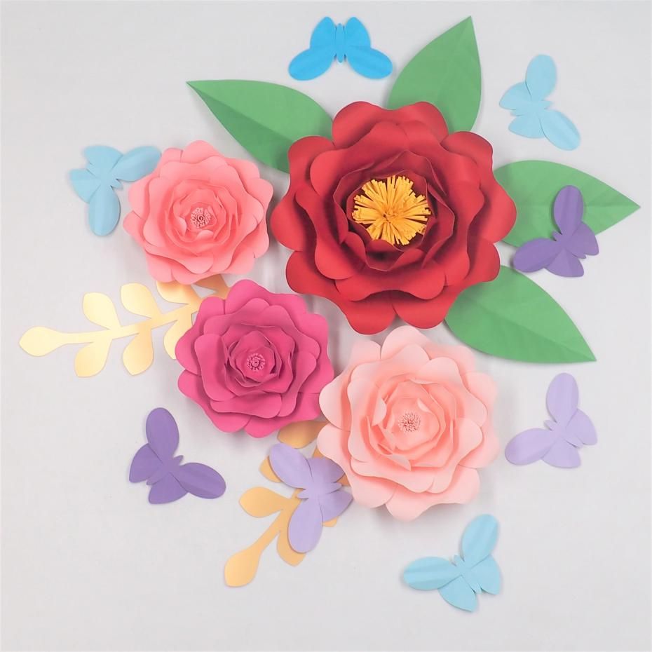 2019 diy giant paper flowers backdrops half made large flower set paper flower backdrops