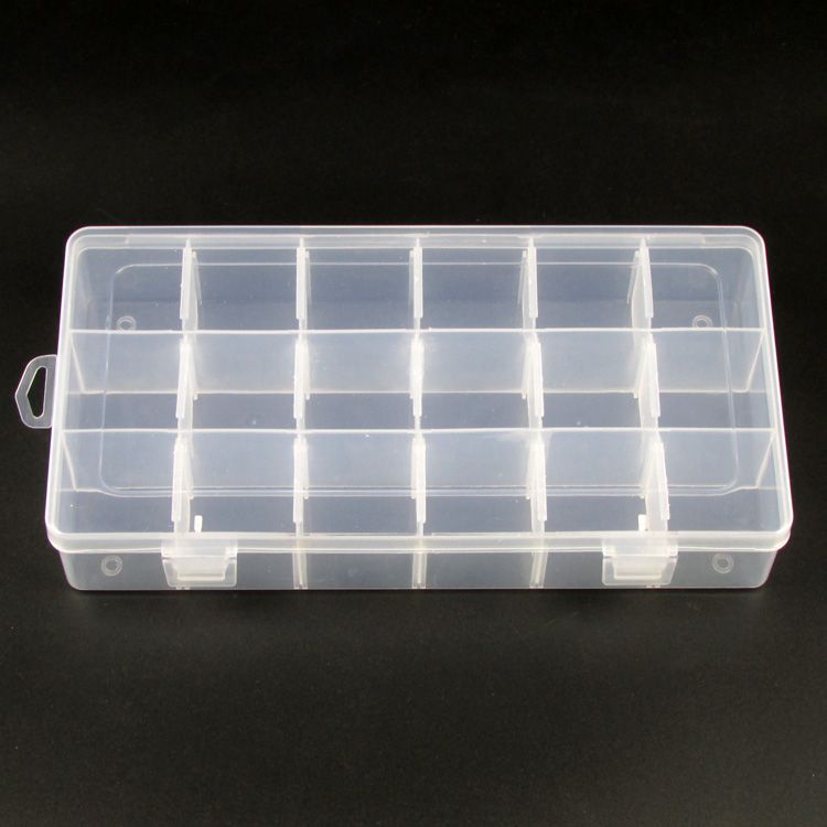Whole Plastic Adjule Compartment Storage Box Jewelry Whole Plastic Adjule Compartment Storage Box Jewelry Collection Ring Necklace Earring Display Bo 18 Compartments