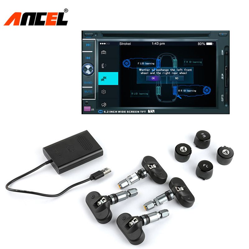 Tire Pressure Monitoring System >> Tpms Car Tire Pressure Monitoring System For Android Dvd Player With 4 Sensors Tyre Pressure Alarm Temperature Monitor Gauge Tire Pressure Monitoring System >> Tpms Car Tire Pressure Monitoring System For Android Dvd Player With 4 Sensors Tyre Pressure Alarm Temperature Monitor Gauge