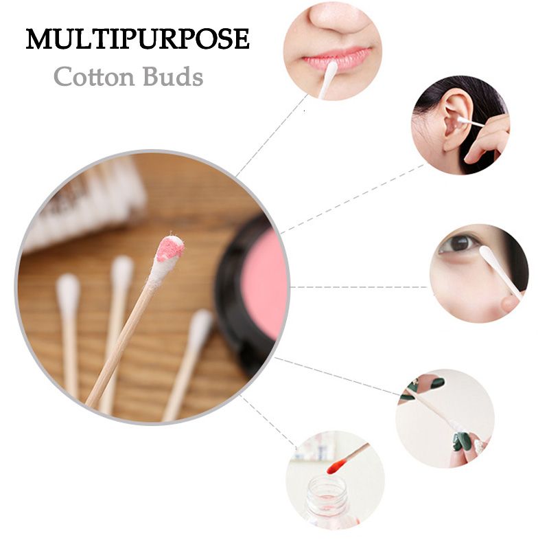 2020 Ear Clean Cosmetic Cotton Ear Head Health Makeup Cosmetics Jewelry