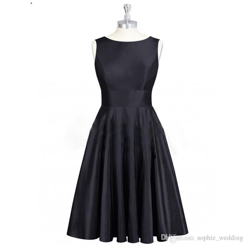 Compra Vestidos De Baile 2018 Vestido Corto Para Niña Negro Nueva Llegada  Imagen Real De La Muestra Hasta La Rodilla Vestidos De Fiesta Vestidos De  Fiesta De Princesa Barato | Entrega Rápida
