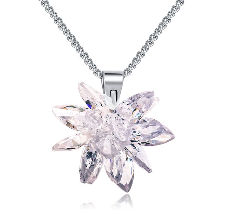 New Fashion Zircone cubique Infini Collier Pendentif Mariage Fête Bijoux