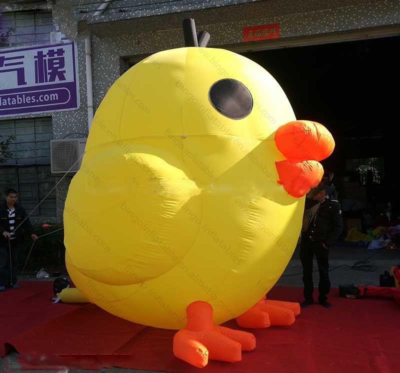 4m 13ft Giant Customized Advertising Inflatable Chicken Rooster Cock For Sale
