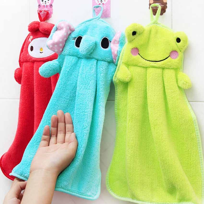 Animal Character Kids Hanging Hand Towel Cute Animals Baby Children Animal Character Kids Hanging Hand Towel Cute Animals Baby Children Cartoon Kitchen Towels On Bath Sheet From Douglass
