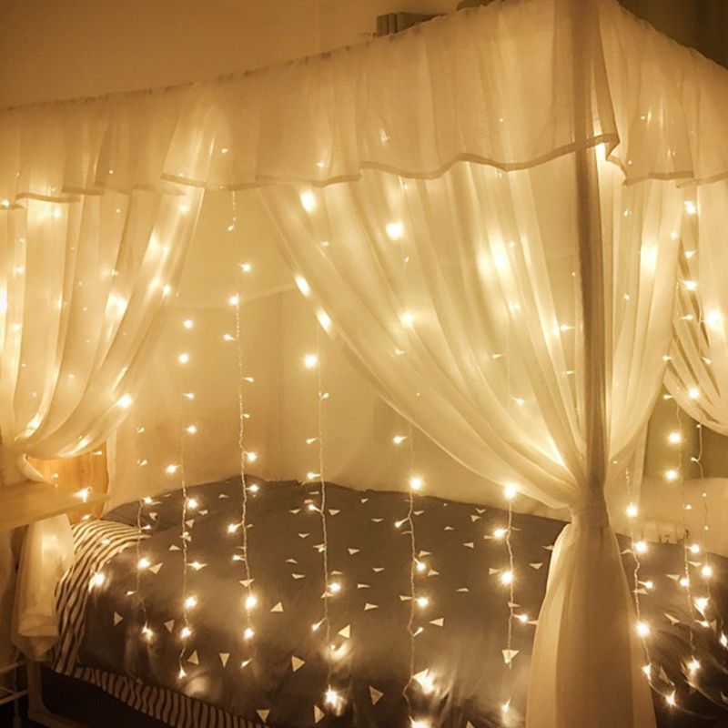 4m 40 Leds Star Fairy String Curtain Light Wedding Party Home