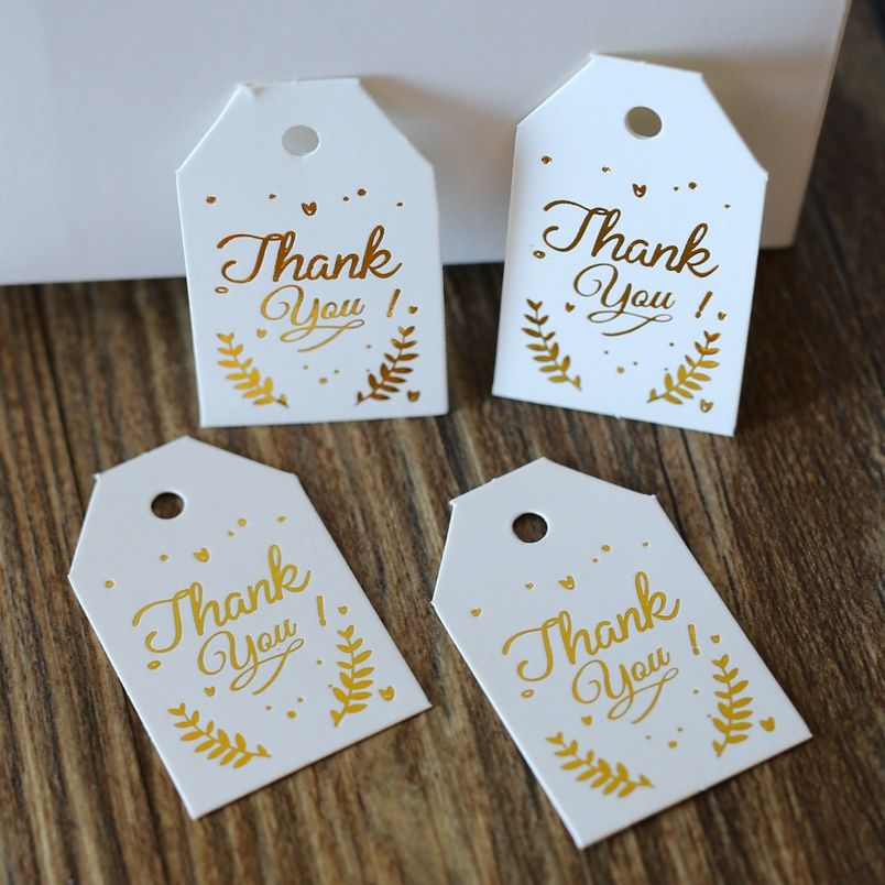 2018 gold thank you tag gift tags wedding thank you tags thank you
