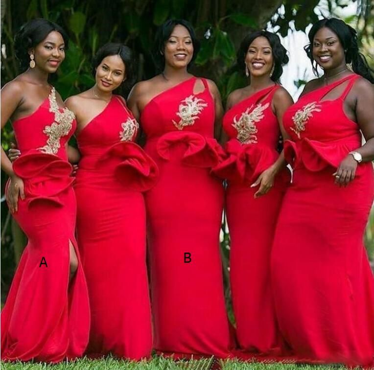 Red And Green Bridesmaid Dresses Top ...