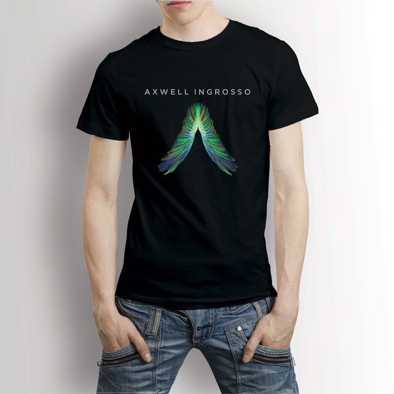 dj axwell and ingrosso logo electro house music t shirt men s tee