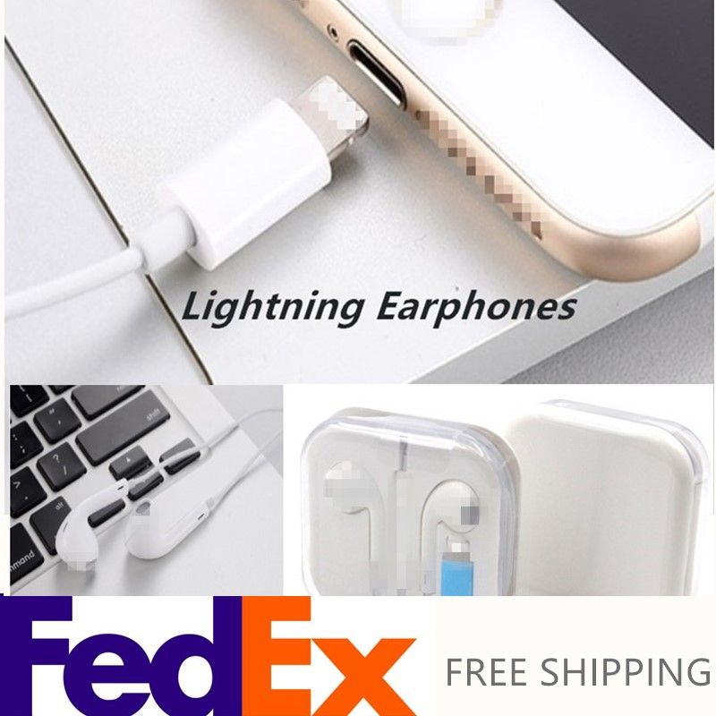 Lightning Headset Transit By FedEx In Ear Earphones For Iphone 7/8/Xs