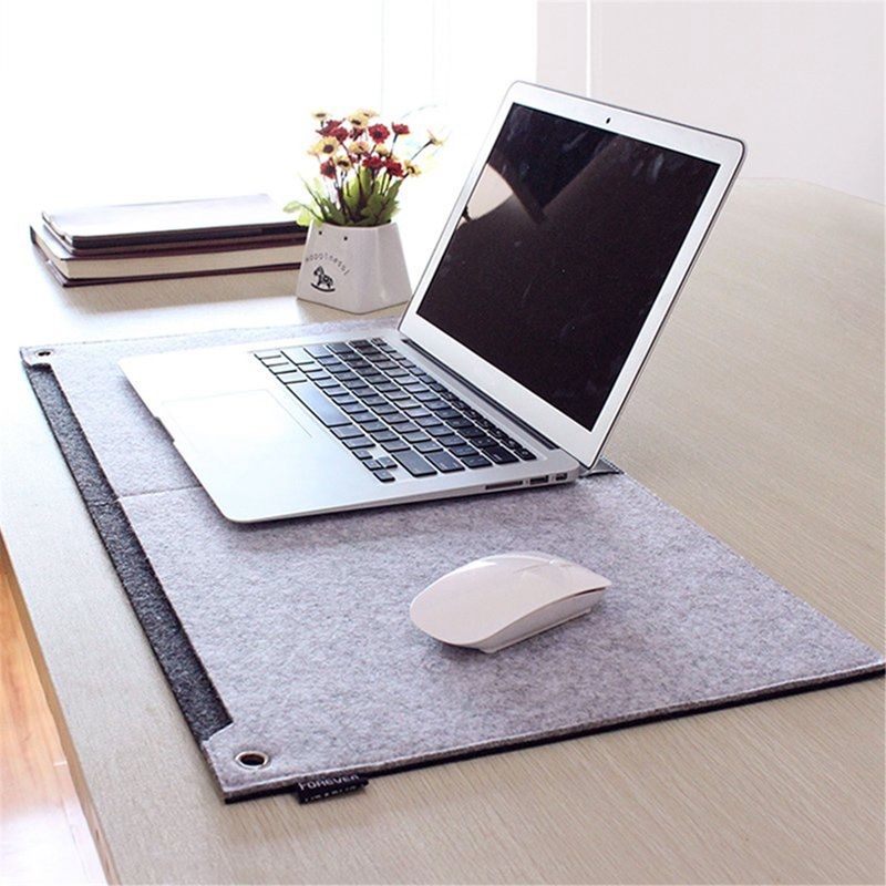 Grey Laptop Keyboard Mat Locking Edge Gaming Mouse Pad Gamerlarge Grey Laptop Keyboard Mat Locking Edge Gaming Mouse Pad Gamerlarge Computer Desk Table Mice Protect Wrist Warmth Mousepad With Rest