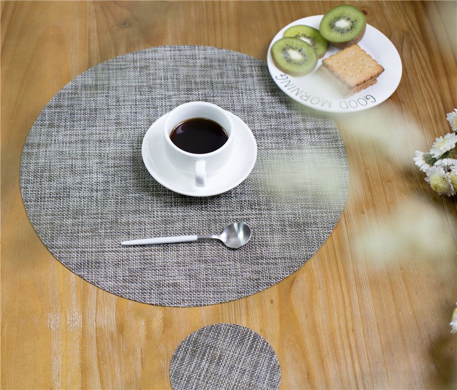 2019 Whole Round Pvc Dining Table Placemat Slip Resistant Disc 2019 Whole Round Pvc Dining Table Placemat Slip Resistant Disc Pads Mat Coasters Waterproof Cloth Pad From Lihualin033 3 52 Dhgate Com