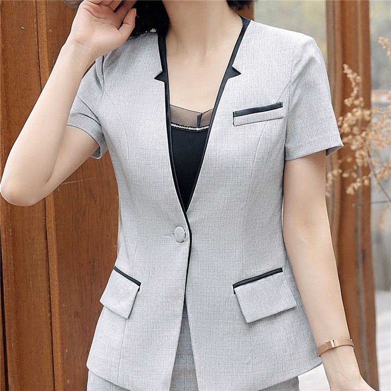 2021 Business Formal Women Skirt Suit Summer Fashion ...