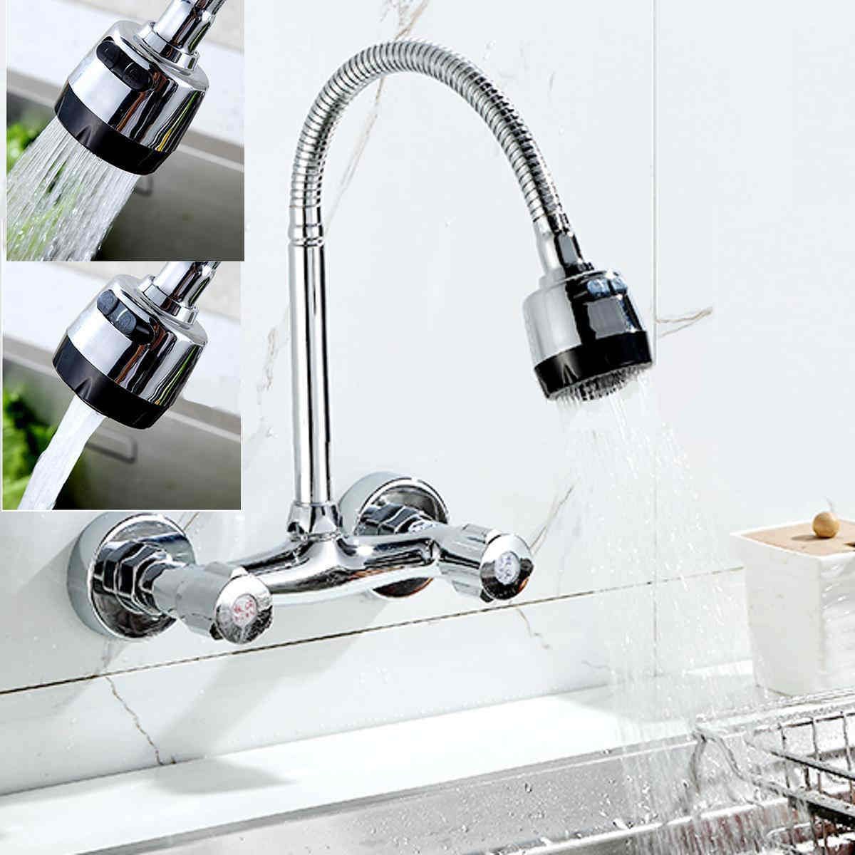 Hot Sale 360 Degree Pipe Swivel Pull Down Kitchen Mixer Tap Kitchen Sink Faucet Wall Mount Mayitr Faucets