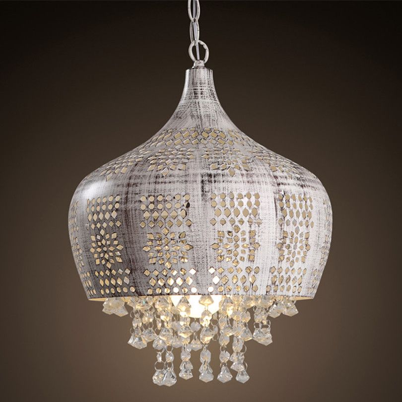 American Vintage Metal Led Pendant Chandelier Lighting Lustre