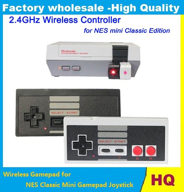 Wireless Nes Classic Mini Controller 10 Meters Distance Retro