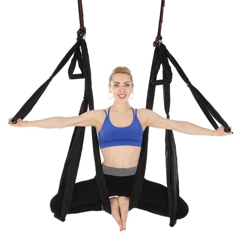 New Yoga Hammock Swing Parachute Fabric Inversion Therapy Anti Gravity High Strength Decompression Hammock Yoga Gym Hanging