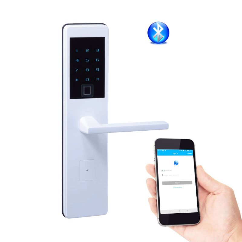 2019 Fingerprint Keyless Front Door Lock Biometric Electronic App 2019 Fingerprint Keyless Front Door Lock Biometric Electronic App Remote Control Wireless Deadbolt Wifi Enabled From Jcsmarts