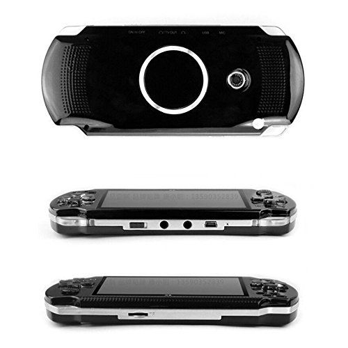 X6 4.3 Inch Handheld Game Console Portable Video Game Player Black