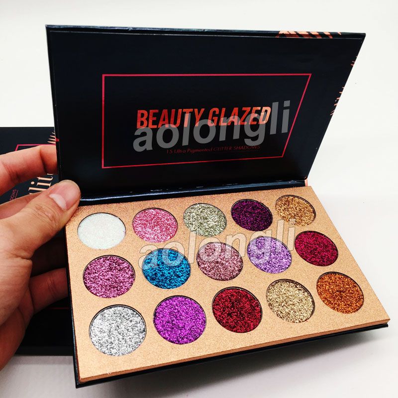 Best Beauty Glazed Glitter Eyeshadow Palette Eye Shadow Palette Makeup