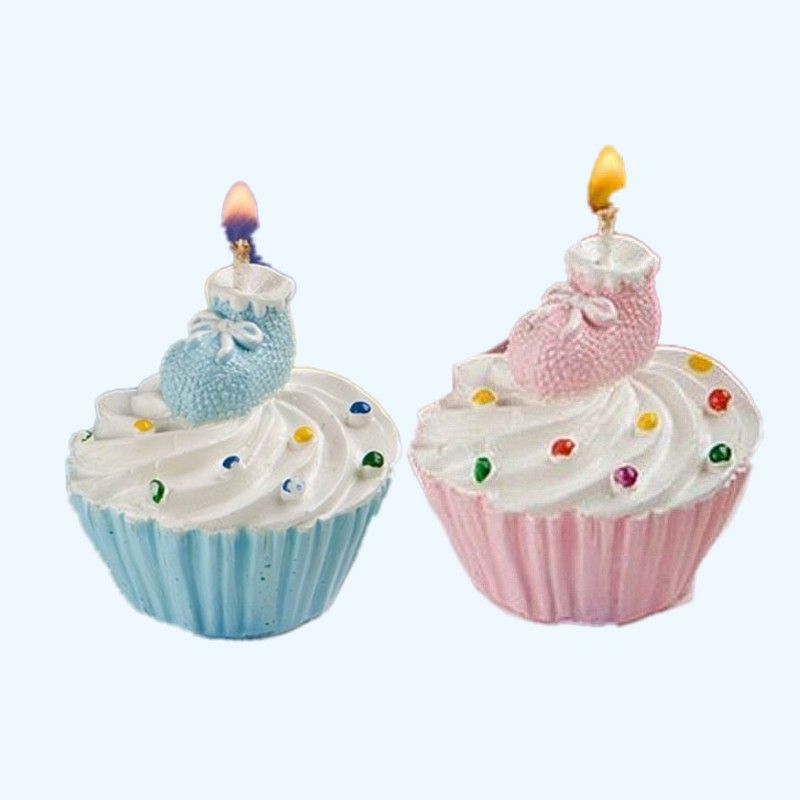 Baby Shower Candles Cupcake Et Chaussures Design Cake Pour Bébé Cadeau D Anniversaire Fournitures De Fête Mariage Livraison Gratuite