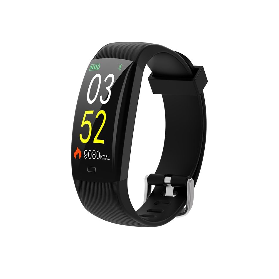 bakeey f64c big screeen smartband heart rate monitoring smart