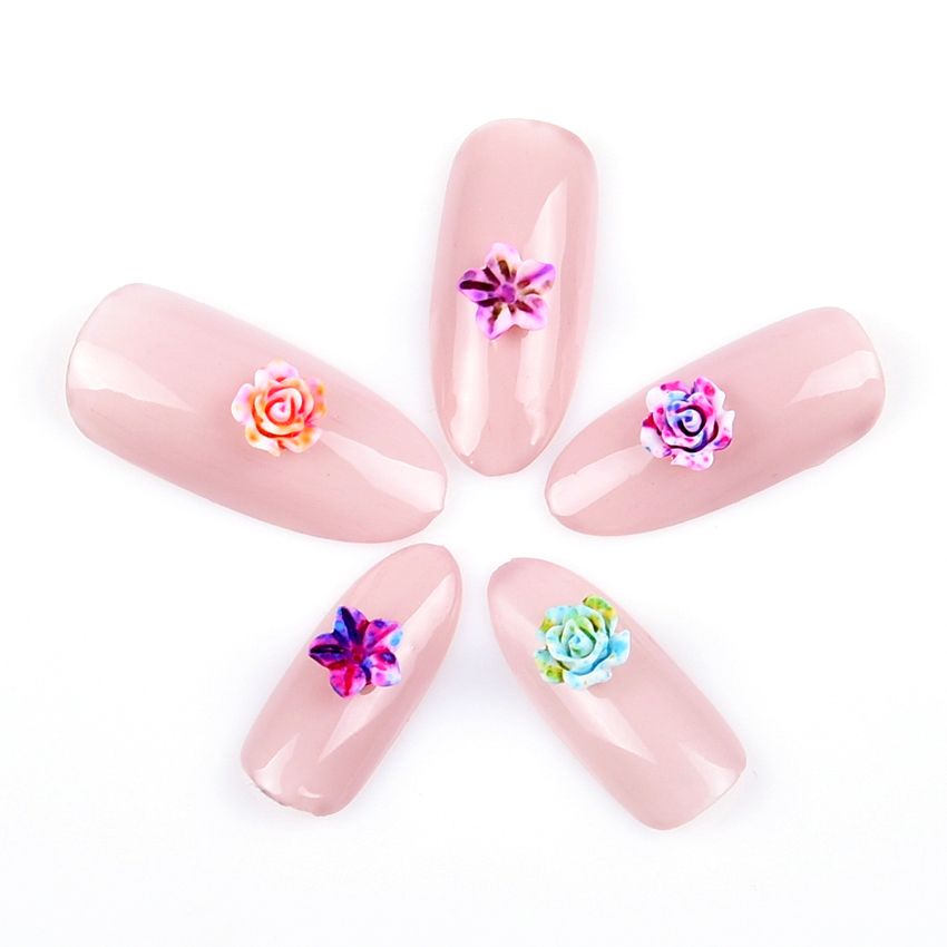 Rose 3d Flower Nail Art