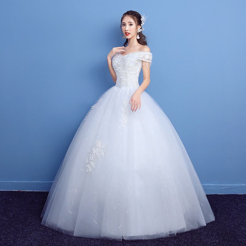 korean wedding gown
