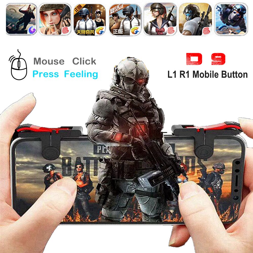 D9 Fortnite Pubg Mobile Free Fire Joystick Android Phone Game - d9 fortnite pubg mobile free fire joystick android phone game fortnit l1 r1 trigger button pugb l1r1 fire controller for iphone lights controlled by app app