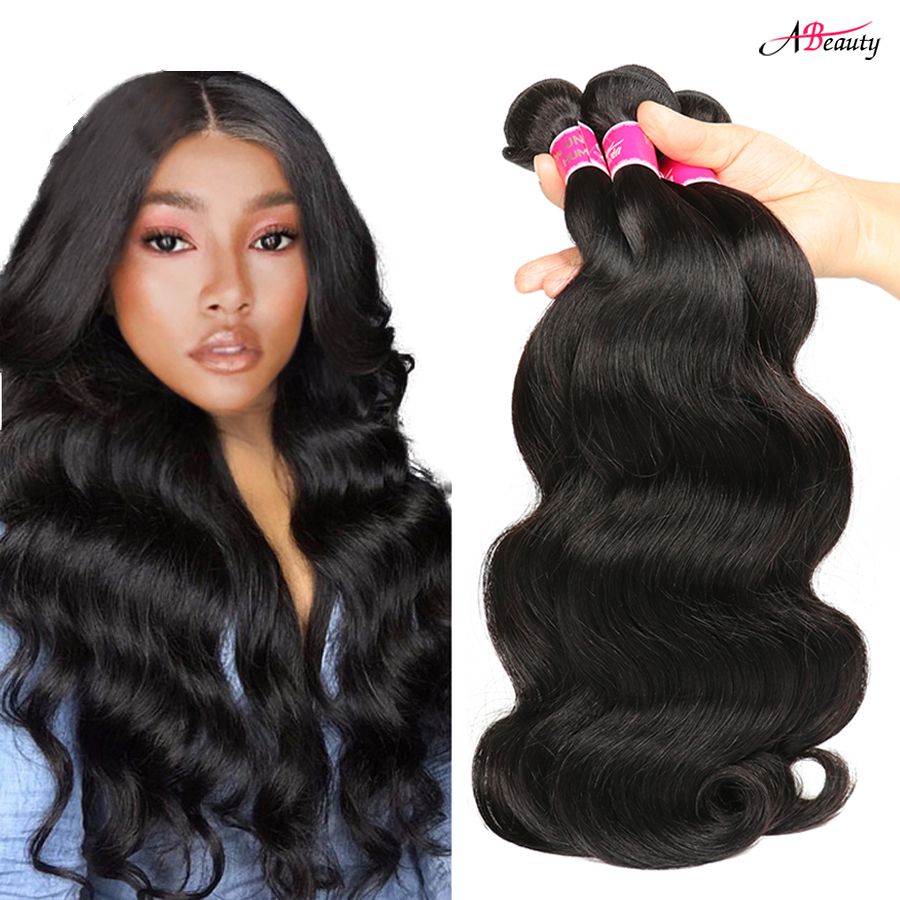 8a Malaysian Virgin Hair Body Wave 3 Bundles Maylaysian Body Hair