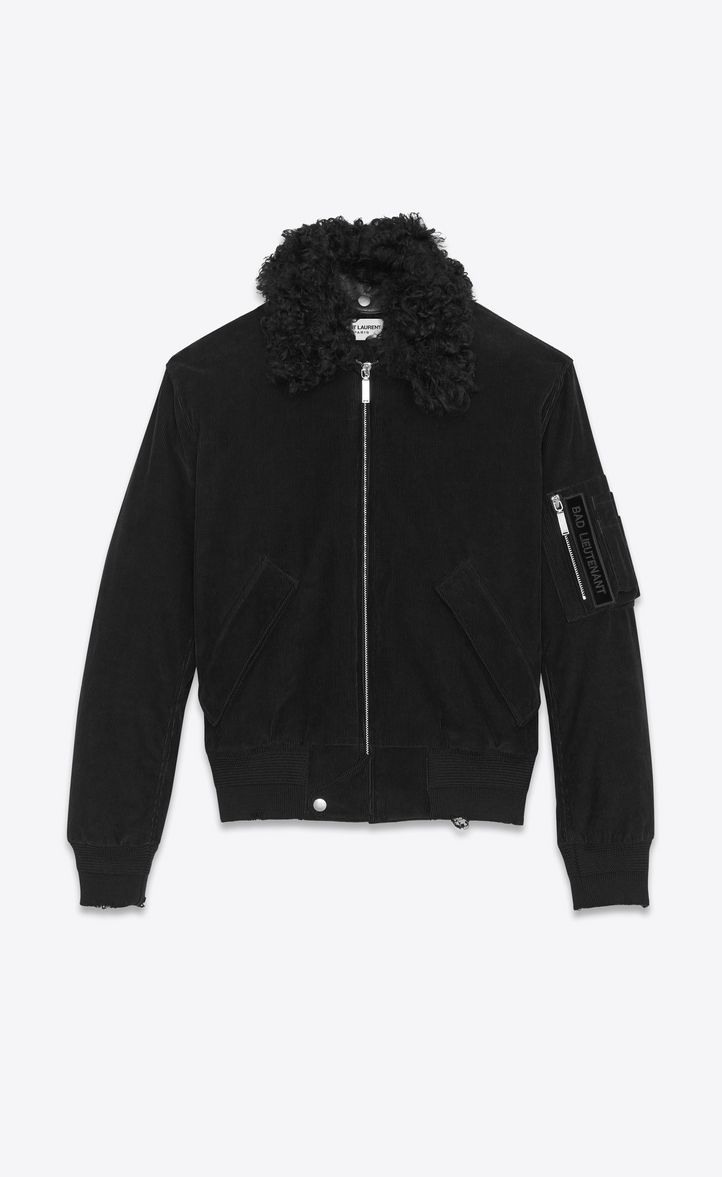 CHBBLF women vintage corduroy jacket navy blue coat