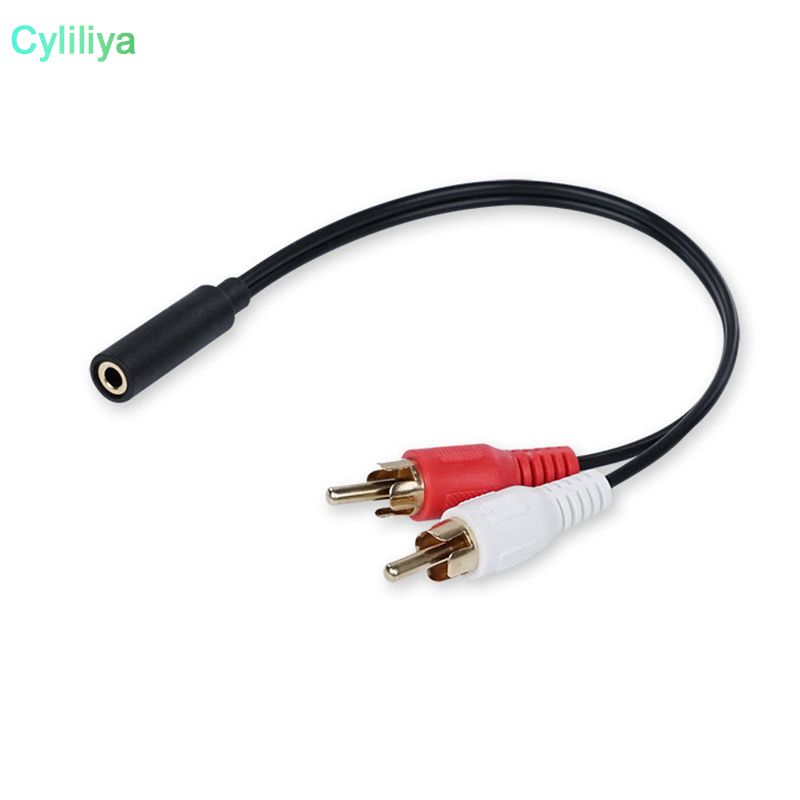 computer speaker cord 3 5mm stereo splitter audio cable female to dual 2* rca male converter adapter cable 3 wire aux cable wiring diagram 3 5mm one point second 2rca dual rca