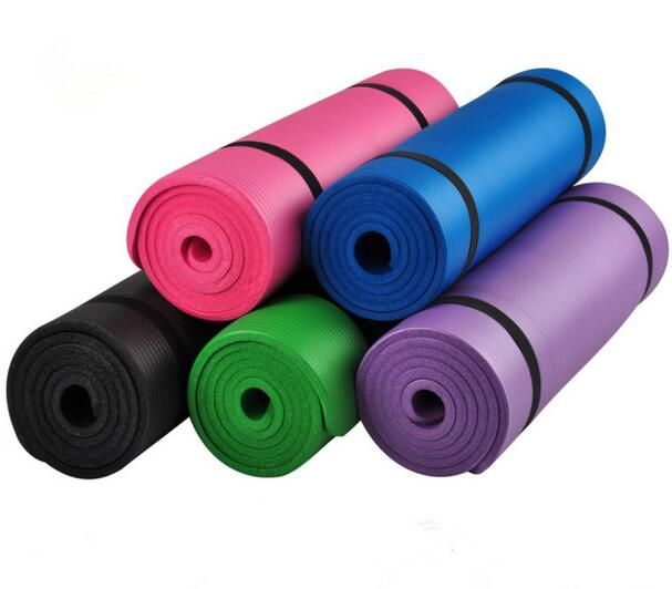 10mm Thick Exercise Yoga Mat Pad Non Slip Lose Weight Exercise