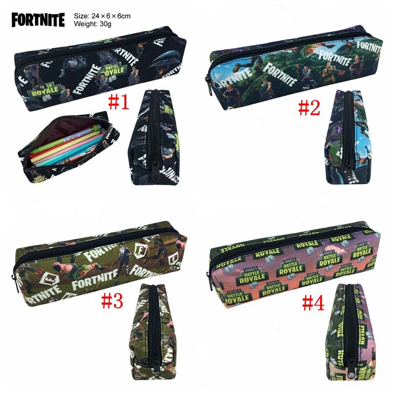 compre es fortnite battle royale multifuncional pencil box kids purses ninos y ninas de gran capacidad canvas zipper pencil bag mma492 a 2 35 del b2b bags - copias de fortnite para colorear