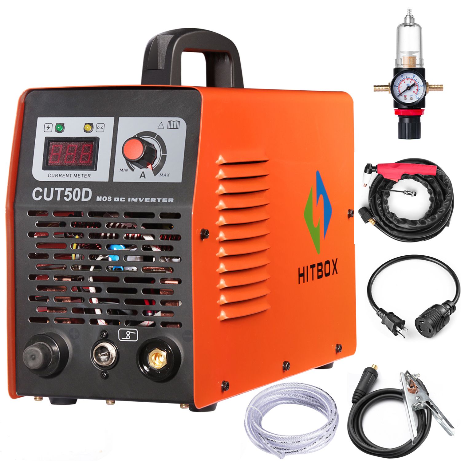 2019 110V 220V Dual Voltage Plasma Cutter CUT50D Inverter Welder 45A