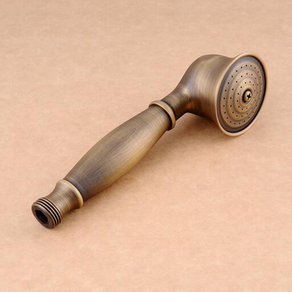 2019 Antique Brass Replacement Hand Shower Head Solid Handheld 2019 Antique Brass Replacement Hand Shower Head Solid Handheld Sprayer From Cansou 26 39 Dhgate Com