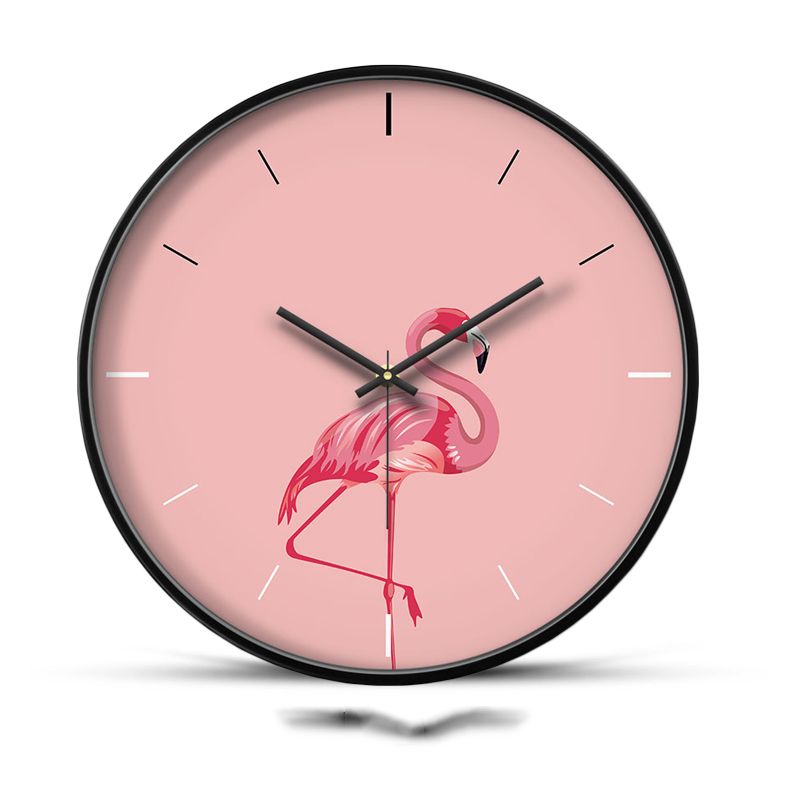 12 14 Inch Past Style Wall Clock Household Fashion Decoration Metal Glass Mirror Needle Quartz Hanging The Watch Clocks