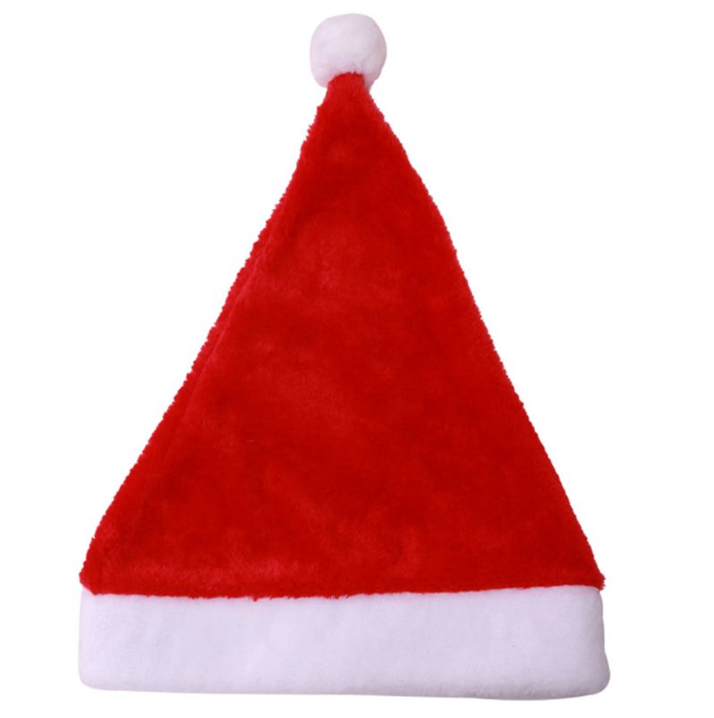 Santa Claus Hat For Christmas Christmas Hat For Baby Adult Plush Party New Year Decoration Kids