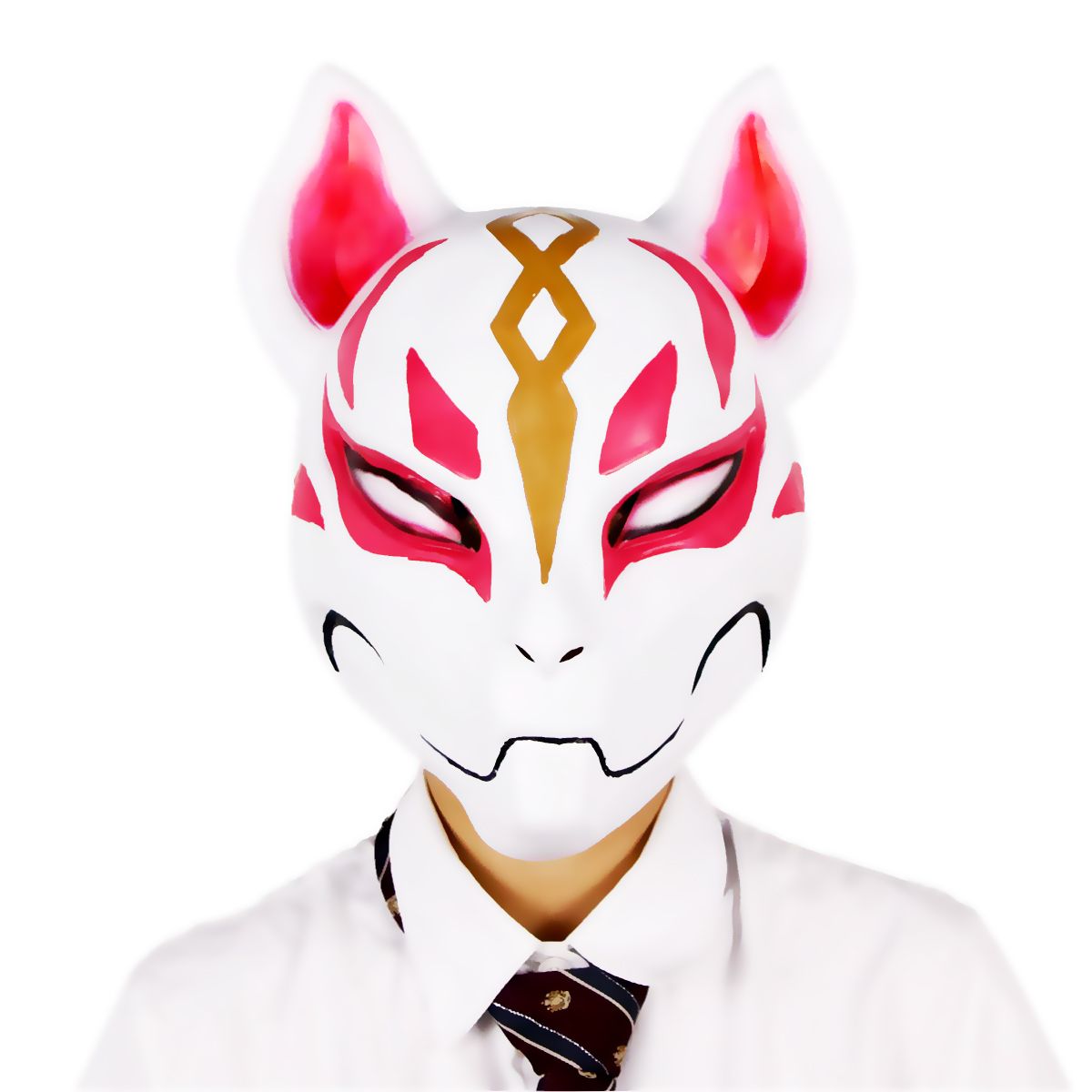 Latex Fox Drift Mask Helmet Halloween Latex Costumes for ...