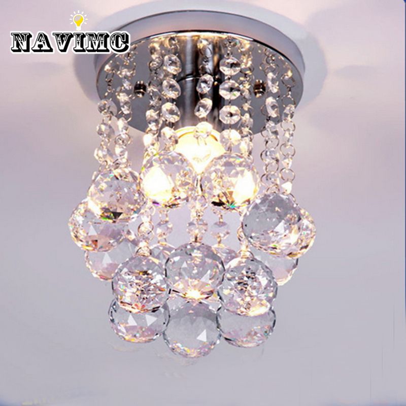 Modern Mini Rain Drop Small Crystal Chandelier Lighting For Bedroom Modern Mini Rain Drop Small Crystal Chandelier Lighting For Bedroom Living Room Ceiling Lamp Corridor Hallway Glass Chandeliers Ball