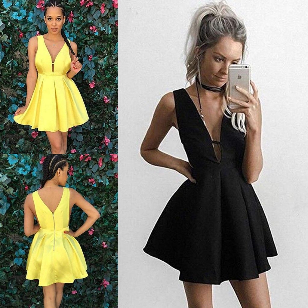 vestidos de fiesta cortos 2019