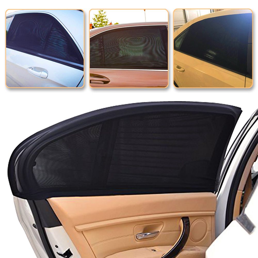 Nylon Mesh Side Window Cover Sock Shade For Car Auto Window Universal