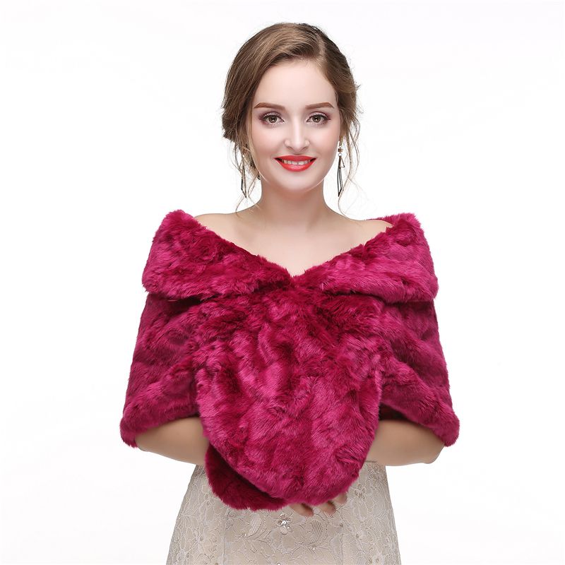 bridal fur wraps and shawls