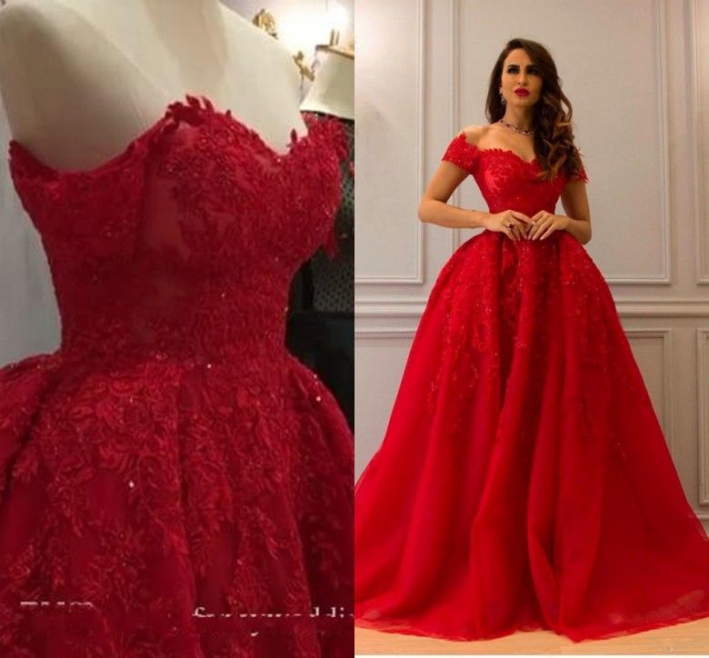 Vintage Red Evening Dresses